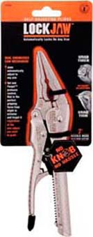 GPI 7'' NEEDLE NOSE LOCKJAW PLIERS - HLJ093001 